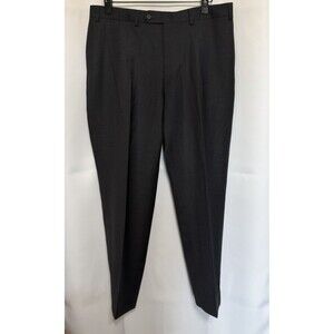 Ralph Lauren Men's Suit Pants Wool Houndstooth Black & Grey NWT